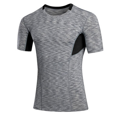 

Dry Quick Compression Tights Mens T-Shirt Short