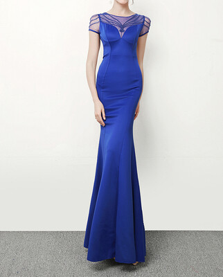 

Bride Toast Dress Slim Fishtail Red Wedding Dress