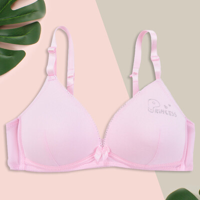 

Alice & Ollola Girls Underwear Students Development High School Students No Steel Ring Bra X6023 Pink 80B