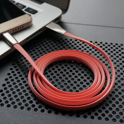 

STONEGO Micro USB Cable Sync Data Fast Charging Cables Zinc Alloy Connector Noodle Flat Cord Wire for Android Smartphone Tablet