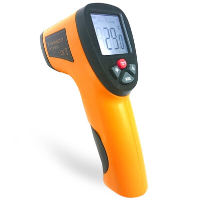

Non-contact IR Gun Style Infrared Digital Temperature Thermometer Industrial temperature gun Orange