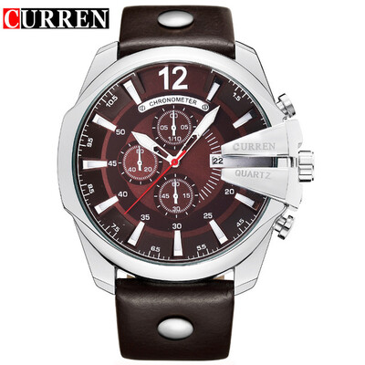

Mens Watch CURREN 2016 Mens Watches Top Brand Luxury Mens Watch Quartz Watches Gold Mens Watch Mens Watch 8176