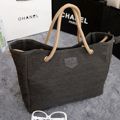 

Womens Fashion Accessories Concise Pure Color Shopping Shoulder Bags
