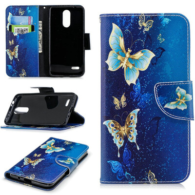 

BEFOSPEY Painting PU LeatherSoft TPU Card Slot Stand Wallet Case For LG K8201850"