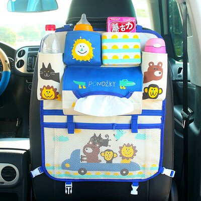 

Cartoon Car Seat Back Storage Hang Bag Organizer Car-styling Baby Product Varia Stowing Tidying Automobile Interior Accessories