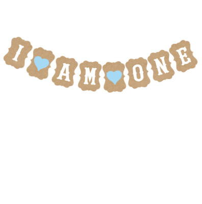 

Fanlus Sweet Heart First Birthday Cake Topper -"One"- Decoration & First Birthday-"I Am One"- Banner For Baby Girl
