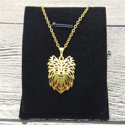 

New Long Haired Chihuahua Necklace Trendy Style Chihuahua Pendant Necklace Women Pet Jewellery Fashion Animal Dog Jewellery