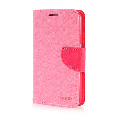 

MOONCASE Leather Side Flip Wallet Card Slot Pouch Stand ЧЕХОЛ ДЛЯ Samsung Galaxy S6 Pink