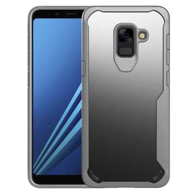 

Goowiiz Luxury Phone Case For Samsung Galaxy A5A7A8 2018 HD Clear Acrylic TPU Silicone Prevent falling Full protection