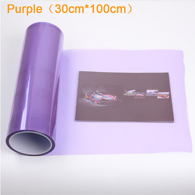 

Vinyl Three Layers 30cmX 100cm Motorcycle Auto Car Light Headlight Taillight Tinting Film Adhesive Film Sticker