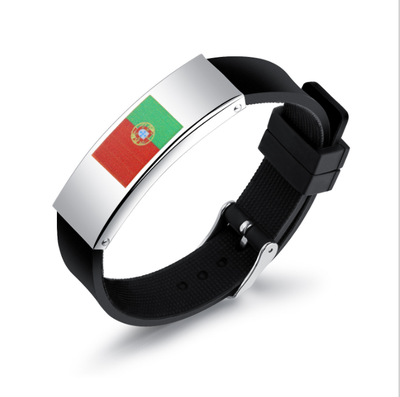 

Football Fans Around Bracelet Sign Fans Bracelet Personality Silicone Men Bracelet