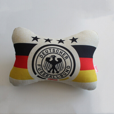 

Russia World Cup 2018 Automobile Cotton Hemp Bone Pillow Cartoon Head Pillow Neck Pillow Fans Souvenirs
