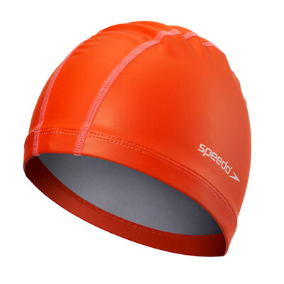 

SPEEDO men and women swimming cap PU coating long hair water swimming cap ear ear comfort is not le head lime 11400781 / 8-720641731