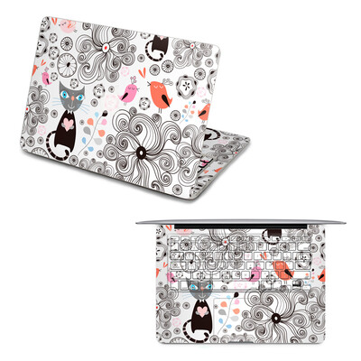 

GEEKIDMacbook Pro 15 decal front sticker cat macbook keyboard sticker full decal top sticker