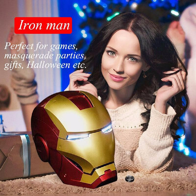 

Super Hero Iron Man 11 Mark7 Wearable Helmet Full Scale Mask Replica for Festival Party Decoration Kids Toys