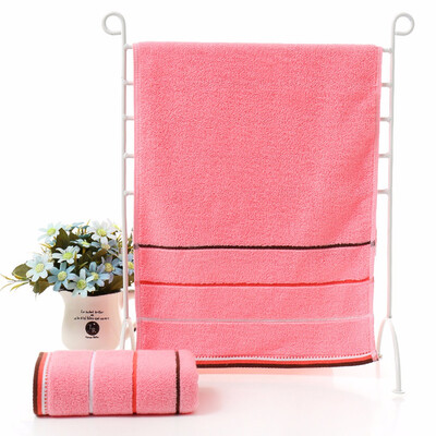 

Cntomlv hot sale Lovely&attractive Cotton Towel Stripe Face Hand Bath Cloth Bathroom Absorbent 3575 Home Gift