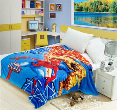 

Cntomlv hot sale DIY avengers boys bedding set duvet cover bed sheet pillow cases twin single size