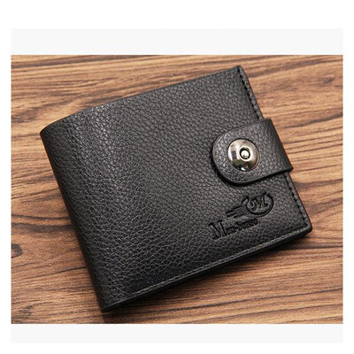 

2018 New Men Wallet PU Short Clutch Wallets For Men Bifold Leather Wallet Men Slim Purse Fashion Casual Male Coin Pocket Wallets