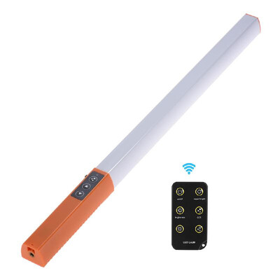

Portable Handheld LED Video Ice Light Photography Lamp Stick Adjustable Brightness Color Temperature Builtin Rechargable with R