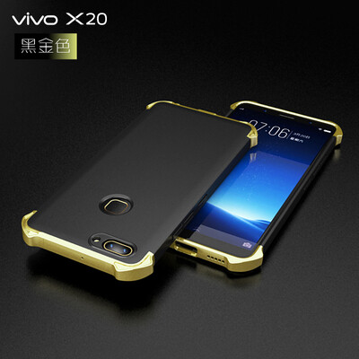 

Goowiiz Phone Case For Vivo X20X20 Plus Fashion Plating Matte Hard PC Hybrid Prevent falling Full Protection