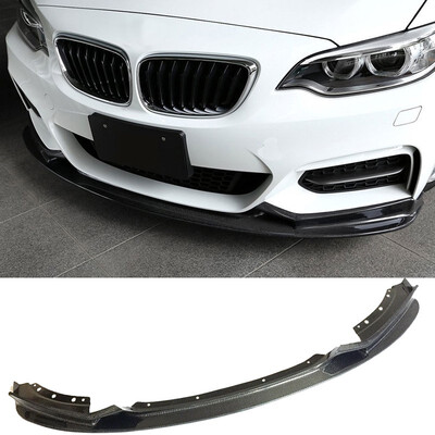

3-D Style Carbon fiber Front Lip Fit For BMW 2-Series 218i 220i F22 M-Sport