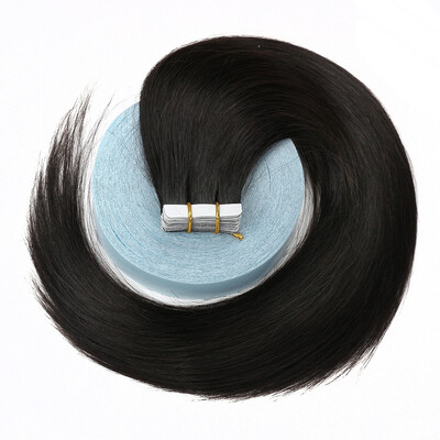 

BHF Hair Tape In Remy Straight Adhesive Hair Extensions Assorted Color Invisible Pu Skin Weft 16"-22" 50GSet 20Pcs