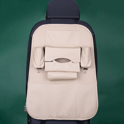 

Car Seat Back Storage Bag Organizer Travel Box Pocket PU Leather Universal Stowing Tidying Protector Kids Drink Auto Accessoires