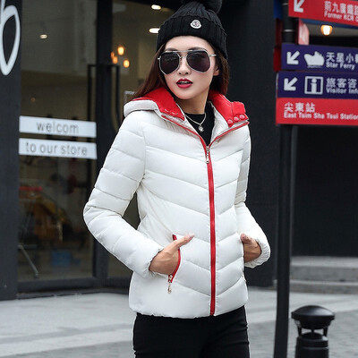 

2018 Winter coat cotton womens short down cotton pad large size slim coat small cotton jacket