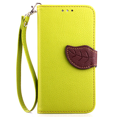 

MOONCASE [Leaves Magnetic] Flip Leather Wallet Card Pouch Bracket Stand Back Case Cover for Motorola Moto X (2nd generation)
