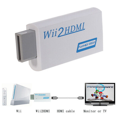 

Wii для HDMI 1080p с повышением адаптер конвертер с 3,5 мм аудио выход