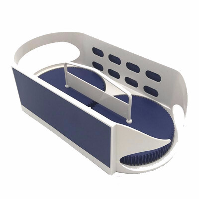 

New 360 Degree Gear Drive Fridge Container Storage Rack Kitchen Shelving