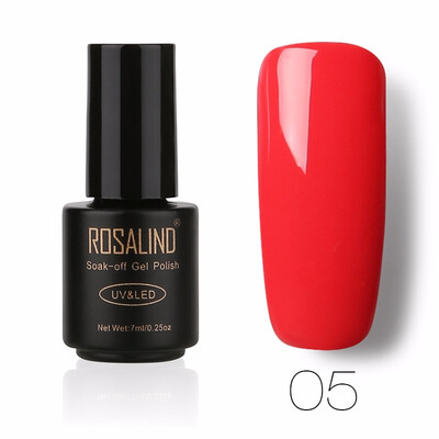 

ROSALIND Gel 1 Black Bottle 7ML Pure Color 58 Colors 01-58 Gel Nail Polish Soak Off Nail Art Semi-Premanent UV LED Gel Lacquer