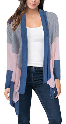 

Womens Long Sleeve Cardigans Casual Coverup Shirt Tops Outwear