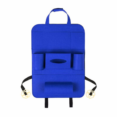 

Auto Car Backseat Organizer Car-Styling Holder Felt Covers Versatile Multi-Pocket Seat Wool Felt Storage Container Hanging Box