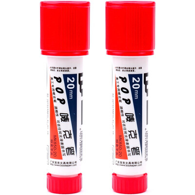 

Baoke (Baoke) MK850-20 POP Марк Грамс перо фломастер цвета плакат реклама щетка 20мм 2-Pack Red