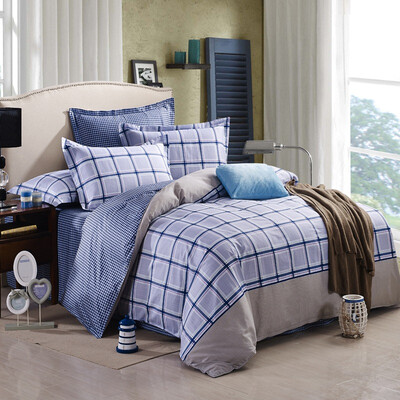 

Shengwei suite home textiles cotton printing four sets of cotton bedding bed sheets quilt artistic conception 15 18 m bed universal 200 230cm