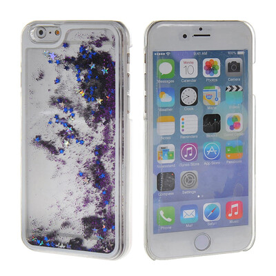 

MOONCASE Sparkling hourglass Design Hard Rubberized Rubber Coating Devise Case Cover for Apple iPhone 6 ( 4.7 inch ) Purple