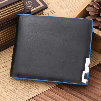 

Multifunction Genuine Leather Purse Wallet Men Card Holder Coin Short Cross Section Wallet