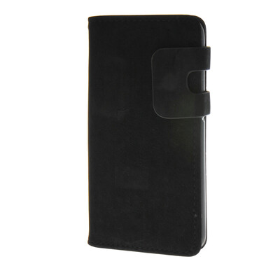 

MOONCASE Suede Leather Side Flip Wallet Card Holder Stand Pouch ЧЕХОЛ ДЛЯ Samsung Galaxy S6 Black