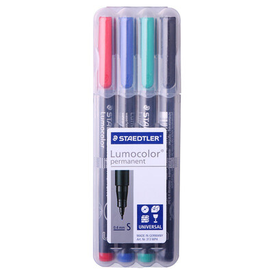 

Стрикленд дом (Staedtler) 313WP4 CD с несмываемыми маркерами (4-цветной костюм)