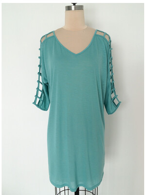 

Sakazy Women Plus Size Sexy Hollow Out Sleeves Summer Dress Deep V Big Size Fat Dress Party Black Mini Beach Dress