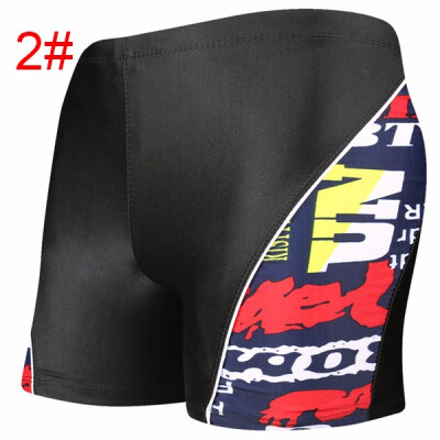 

Mens Fashion Soft Strappy Printing Swimwear Trunks Boxer Breathable Beach Shorts