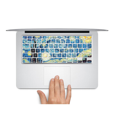 

GEEKID@ Macbook Air Keyboard Decal Starry Night Macbook Pro Keyboard sticker keys US style Skin Mac retina keyboard Sticker