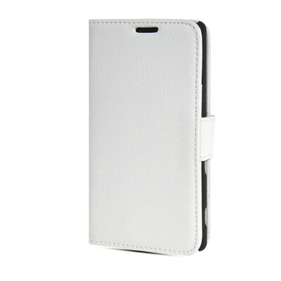 

MOONCASE High quality Leather Side Flip Wallet Card Slot Pouch Stand Shell Back Case Cover for Sony Xperia M2 White