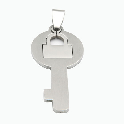 

Hpolw Fashion Jewelry Boutique lock and key Pendant - With 23 Inch Chain