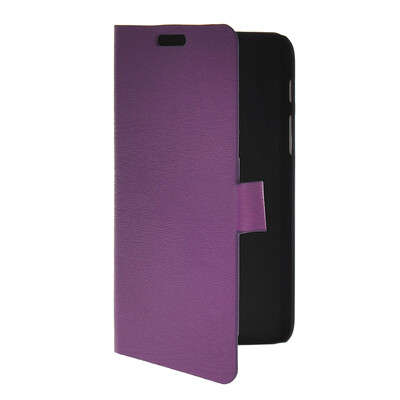 

MOONCASE Slim Leather Flip Wallet Card Pouch with Kickstand Shell Back ЧЕХОЛ ДЛЯ Samsung Galaxy Tab Q T2558 Purple