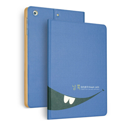 

MITI 2015 Newest Lovely Cartoon Print One Fold Leather Cases Stand Design Smart Case Cover for Apple iPad Mini 123 Universal