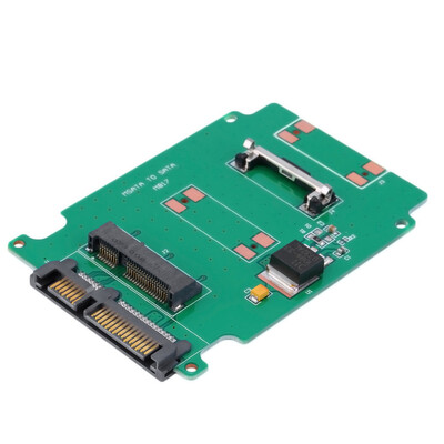 

2.5-inch Green High-capacity high-power Serial mSATA to SATA Adapter Green