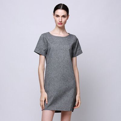 

Волк (canis@новые женские летние с коротким рукавом Повседневная короткое платье