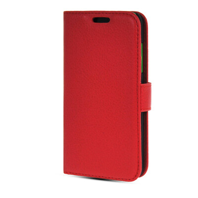

MOONCASE High quality Leather Side Flip Wallet Card Slot Pouch Stand Shell Back Case Cover for Nokia Lumia 630 Red